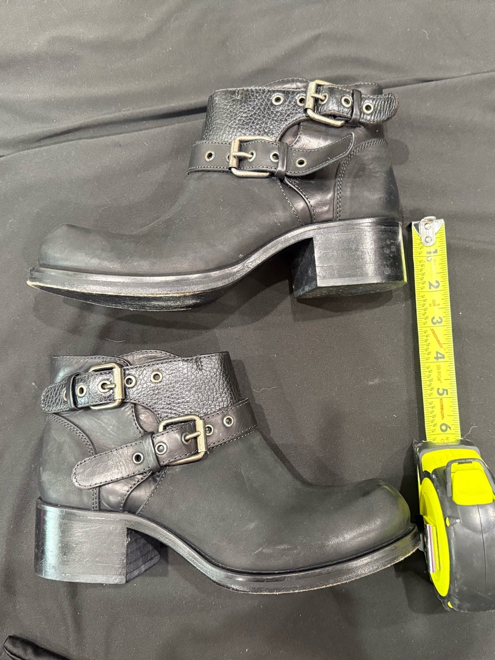 Alexander McQueen Black Leather Harness Ankle Boots | EU 36 / US 6
